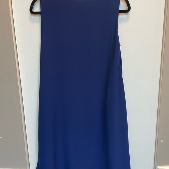 BCBG blue dress with lace front in xs asymmetrical hem - Picture 3 of 3